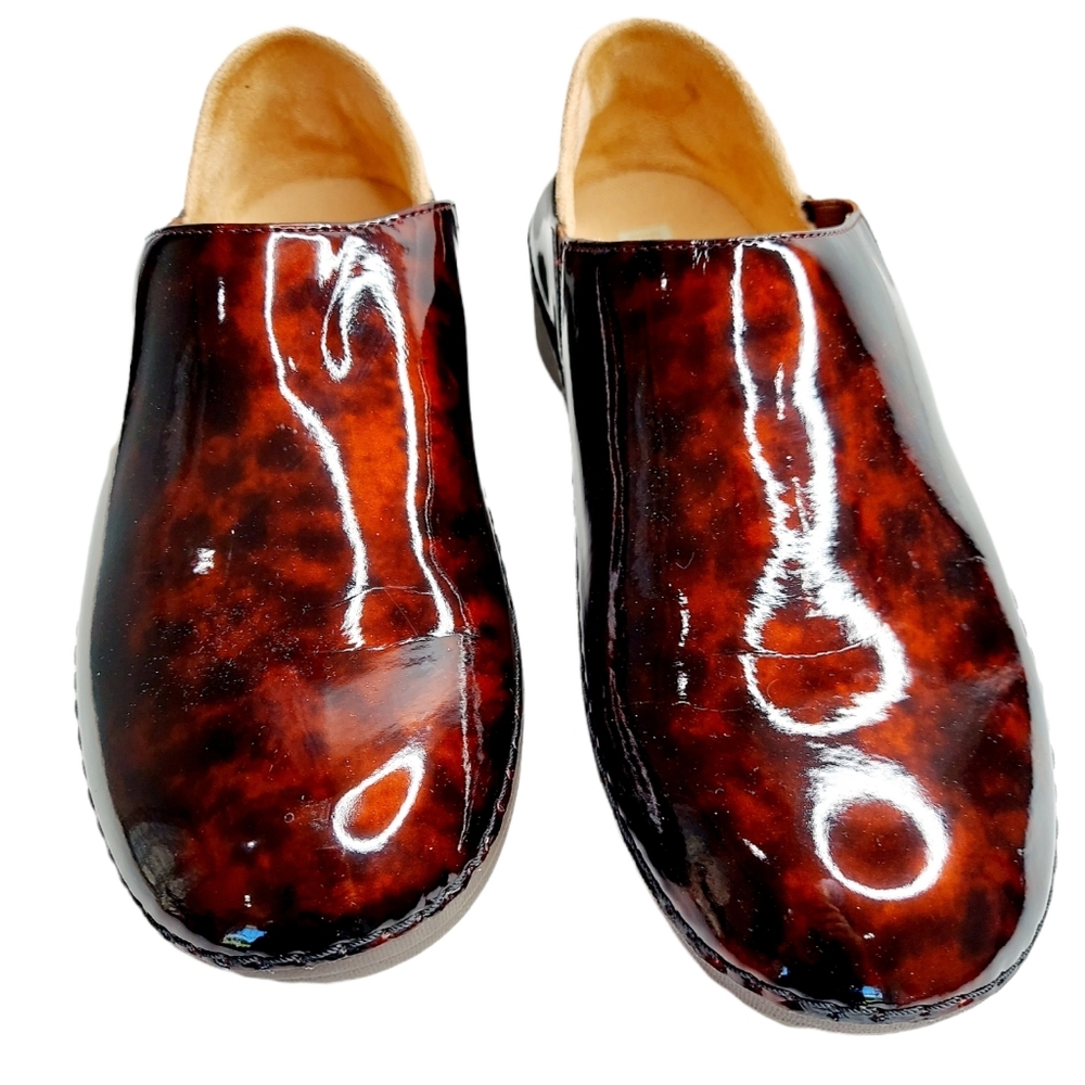 FITFLOP Size 8 Superloafer Tortoiseshell Loafer Chocolate Brown Turtle NEW - Picture 4 of 10